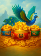 3 Coin Golden Peacock